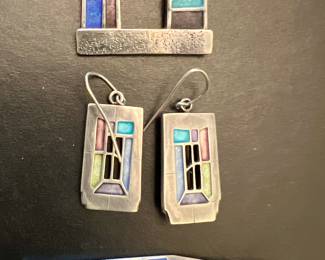 Carly Wright Sterling Silver Pins & Earrings
