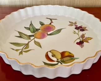 Royal Worcester Eversham Quiche Dish