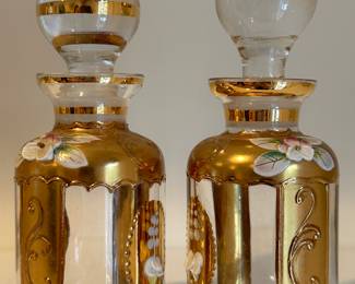 Hand Painted Perfume Bottles