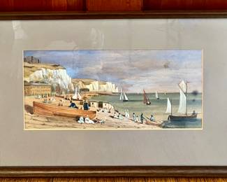 "Harbor Scene" Watercolor