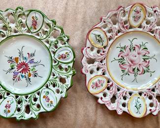 Hand Painted Neuwirth Plates (Made in Portugal)