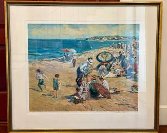 "A Day at the Beach," Signed Patrick Ryan 261/300