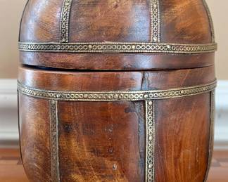 Turned Wood Storage Container