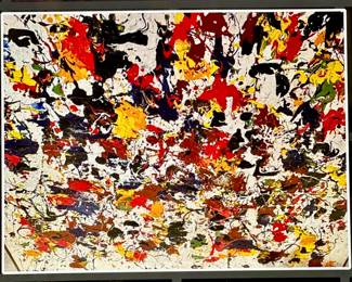 Unsigned Abstract Oil on Canvas