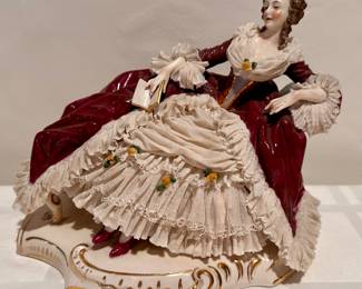 Dresden Lace Figurine