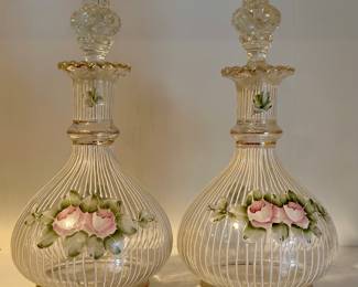 Hand Painted Perfume Bottles