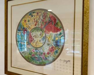"Paris Opera Ceiling," Signed Marc Chagall 299/500