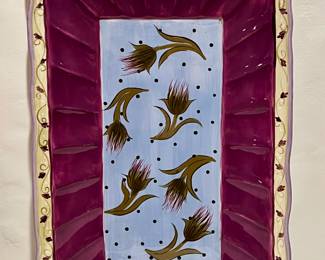 Hand Painted Serving Tray