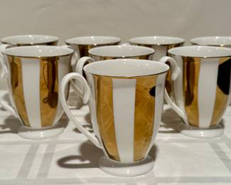 (8) Grace's Teaware Coffee Mugs