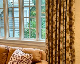 (2) Custom Panels (tan & brown)