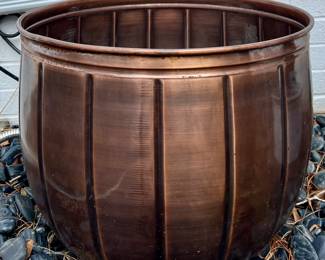 (2) Copper Hose Pots