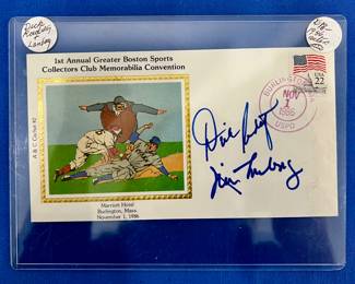 Autographed Dick Radatz & Jim Longborg Collectors Club Card