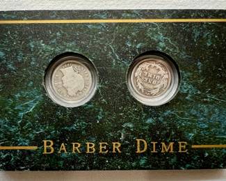Barber Dime