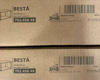 (2) Ikea Besta Units