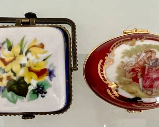 Limoges Trinket Boxes