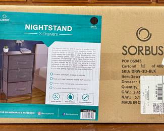 3 Drawer Nightstand