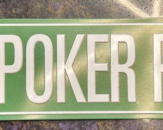 Poker Place Sign