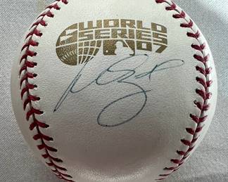 Autographed Manny Ramirez Baseball with COA