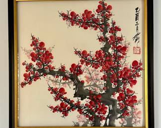 Signed Japanese Watercolor