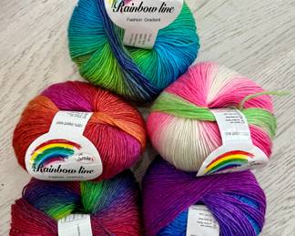 Rainbow Line Yarn