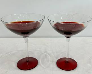 (2) Champagne Coupes