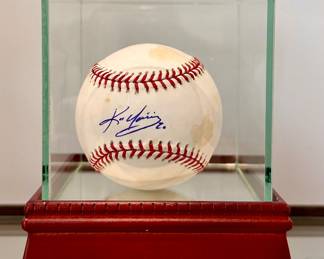 Autographed Kevin Youkilis Baseball