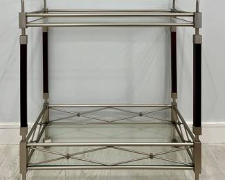 Chrome & Glass Bar Cart