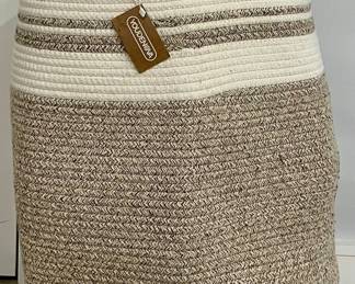 (3) New Woven Laundry/Storage Baskets