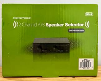 Monoprice 2-Channel A/B Speaker Selector