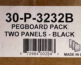 New Pegboard Pack