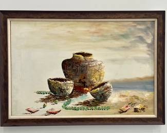 Oil on Canvas, Signed