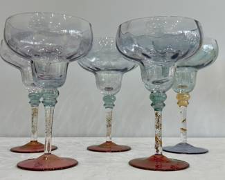 (5) Margarita Glasses