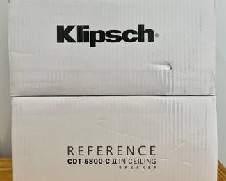 (2) New Klipsch In-Ceiling Speakers