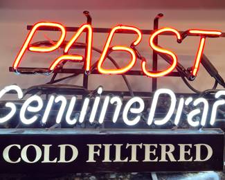 Pabst Genuine Draft Neon Sign