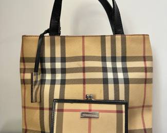 Burberry Tote & Wallet