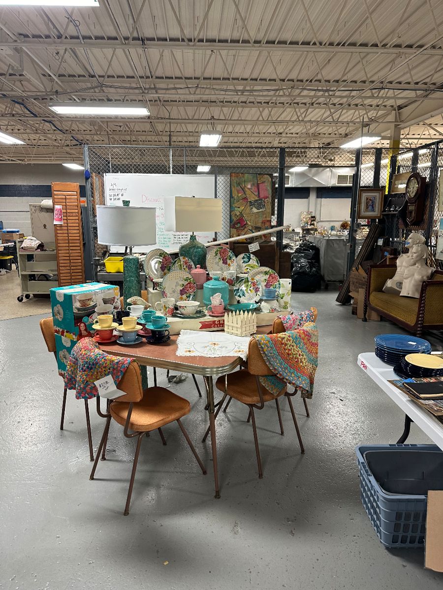 In addition to vintage and antique items, this is 12 place settings NIB.