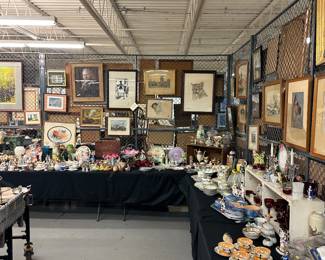 Hundreds and hundreds of pieces of antique and vintage  collectible glass, porcelain, and China. Huge collection of pieces from “occupied Japan”