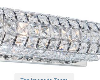 Beautiful crystal accent lighting