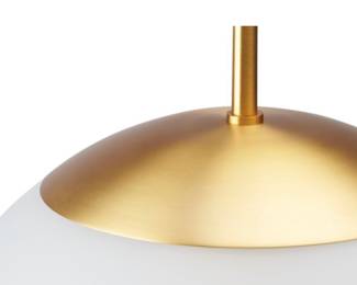 Pendant lighting in several different finishes and sizes
