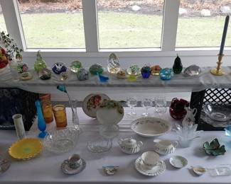 Joe Saint Clair Paperweight collection