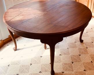 Beautiful 53” Walnut Table • Approximately 29” tall 