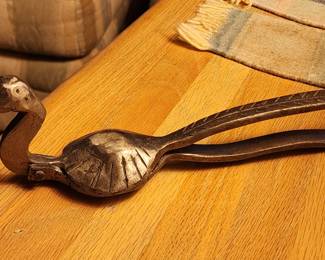 Brass Swan Nutcracker