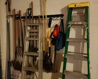 Ladders and Yard Tools
