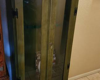 Gun Cabinet that can easily find a home as a Curio Cabinet