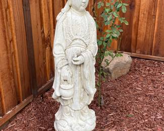 Quan Yin garden statue 