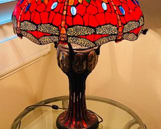 Tiffany-style Turtle back lamp 