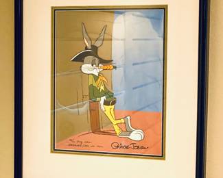 Warner Bros Bugs Bunny animation cel - signed Chuck Jones 