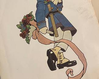 Mayfield Parrish policeman litho 