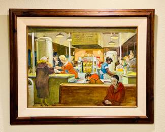 Cecil C. Bell oil on board 