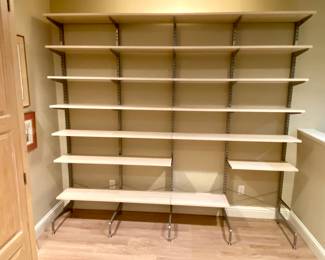 Elfa free-standing shelving unit 